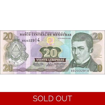 Honduras - 20 Lempiras - 2004 - P93a - B339a